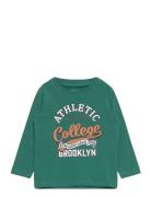 Nmmvux Ls Top Tops T-shirts Long-sleeved T-shirts Green Name It