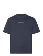 Victory Ss Tee Tops T-shirts Short-sleeved Navy Michael Kors