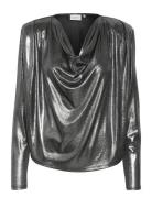 Gestuz Maddixgz Sl Blouse Silver