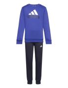 J Bl Fl Ts Sets Sweatsuits Blue Adidas Sportswear