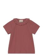 T-Shirt Ss Tops T-shirts Short-sleeved Pink En Fant