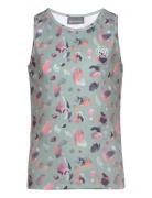 Sport Top - Aop Tops T-shirts Sleeveless Multi/patterned Color Kids