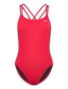 Nike W Spiderback Piece Sport Swimsuits Red NIKE SWIM