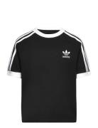 3Stripes Tee Tops T-shirts Short-sleeved Black Adidas Originals