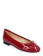 Oriana Onix Red Leather Ballet Flats Ballerinaskor Ballerinas Red ALOH...