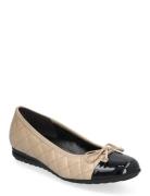 Ballerina Ballerinaskor Ballerinas Beige Gabor