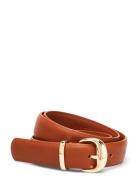 Metal Buckle Belt Bälte Brown Mango