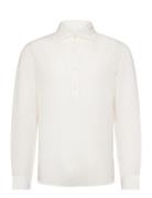 Relaxed-Fit Linen Shirt Tops Shirts Casual White Mango