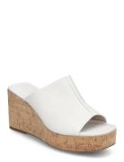 Women Slides Sko Wedge White Tamaris