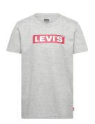 Levi's® Short Sleeve Boxtab Tee Tops T-shirts Short-sleeved Grey Levi'...