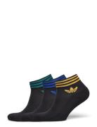 Trefoil Ankle Sock Half-Cushi D 3 Pair Pack Lingerie Socks Footies-ank...