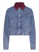 Tommy Jeans Quilted Revrsbe Boxy Jkt Ch4038 Blå