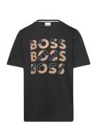 BOSS Short Sleeves Tee-Shirt Svart