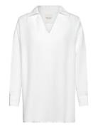 Elvisapw Bl Tops Shirts Long-sleeved White Part Two
