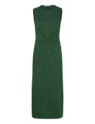 Mango Midi-Dress With Draped Detail Grön