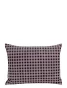 Gingham 45X60 Cm Home Textiles Cushions & Blankets Cushions Purple Com...