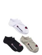 3Pk Sneaker Socks Sockor Strumpor White Champion