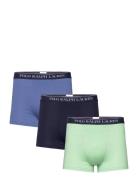 Classic Stretch-Cotton Trunk 3-Pack Boxerkalsonger Navy Polo Ralph Lau...