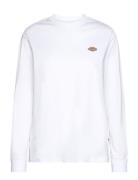 Ls Mapleton Tee W Tops T-shirts & Tops Long-sleeved White Dickies