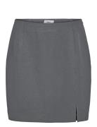 Objlisa Mw Mini Skirt Noos Kort Kjol Grey Object