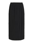 Violinda Hw Midi Skirt Knälång Kjol Black Vila