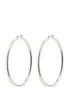 Pilgrim Priya Recycled Large Hoop Earrings Silver