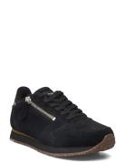 Ydun Suede Zipper Låga Sneakers Black WODEN