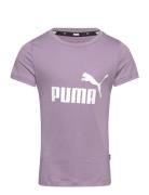 PUMA Ess Logo Tee G Lila