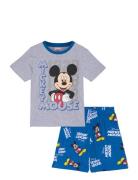 Pyjama Pyjamas Set Grey Mickey Mouse