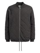 Rethinkit Quilted Bomber Jacket Latté Svart