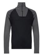 Bula Retro Merino Wool Halfzip Sweater Svart