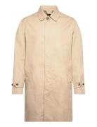 Mango Water-Repellent Cotton Trench Coat Beige