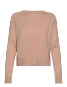 Mango Fine-Knit Round-Neck Sweater Brun