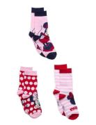 Socks Sockor Strumpor Multi/patterned Minnie Mouse