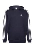 Essentials 3-Stripes Hoodie Sport Sweat-shirts & Hoodies Hoodies Navy ...