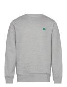 Double A By Wood Wood Tye Sweatshirt Gots Grå