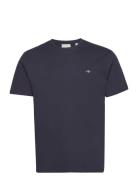 GANT Reg Shield Ss T-Shirt Marinblå