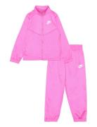 Nike Sportswear Lifestyle Essentials Sets Tracksuits Pink Nike