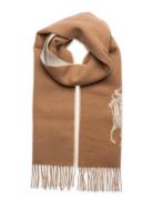 Polo Ralph Lauren Big Pony Wool Scarf Brun