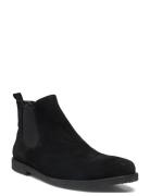 Booties - Flat - With Elastic Stövletter Chelsea Boot Black ANGULUS