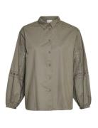 MSCH Copenhagen Mschjeovana Petronia Shirt Khaki Green