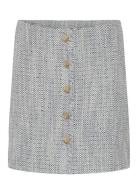 YAS Yasnorali Hmw Short Skirt - Ex Grå