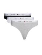 3 Pack Thong Stringtrosa Underkläder Grey Tommy Hilfiger