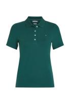 Tommy Hilfiger 1985 Slim Pique Polo Ss Grön