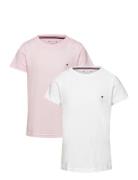 Tommy Hilfiger 2 Pk Ss Tee Rosa