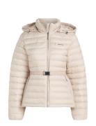 Lw Padded Smocking Jacket Fodrad Jacka Cream Calvin Klein