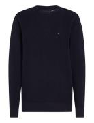 Tommy Hilfiger Essential Structure Crew Neck Marinblå