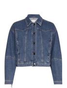 Truffy Jeansjacka Denimjacka Blue Munthe