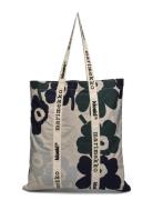 Carrier Midi Unikko Shopper Väska Navy Marimekko