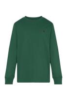 Ralph Lauren Kids Cotton Jersey Long-Sleeve Tee Grön